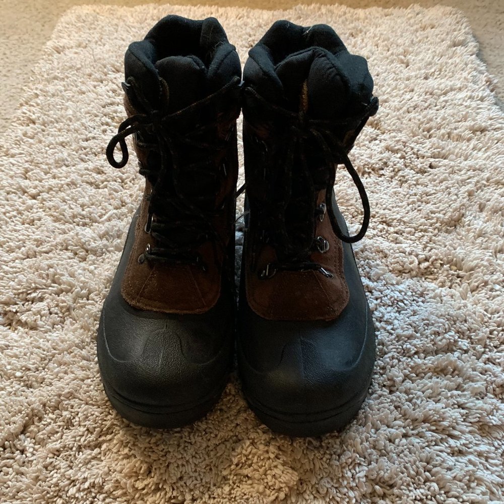 OZARK Trail Black and Brown Hiking Boots - Size Men's 8